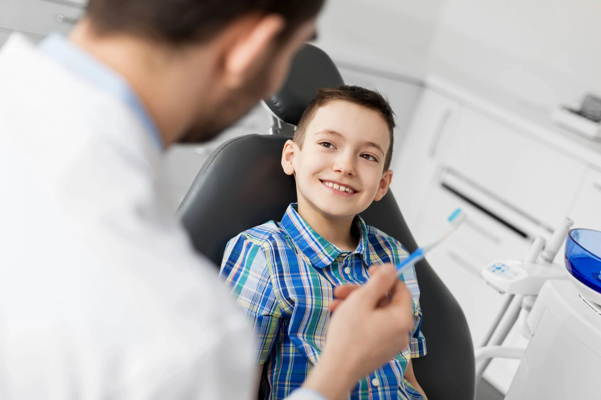 Child Smiling During A Visit To Plymouth Family Dentistry